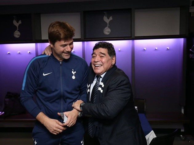 Ex-Spurs boss Pochettino visits Maradona before watching his Gimnasia side in action - Bóng Đá