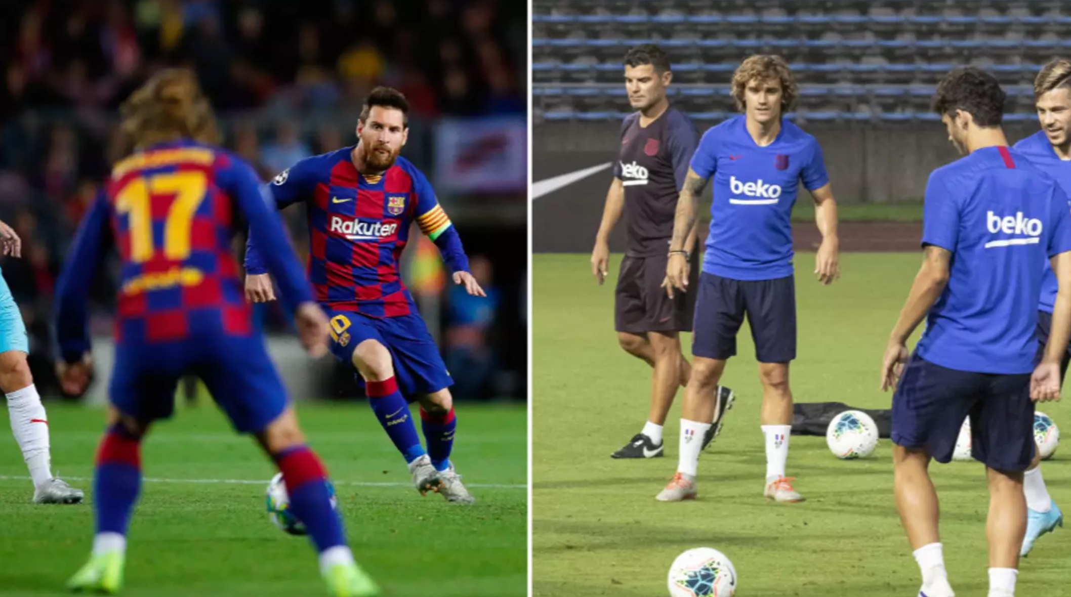 Lionel Messi And Antoine Griezmann Do Not Speak To Each Other In Training - Bóng Đá