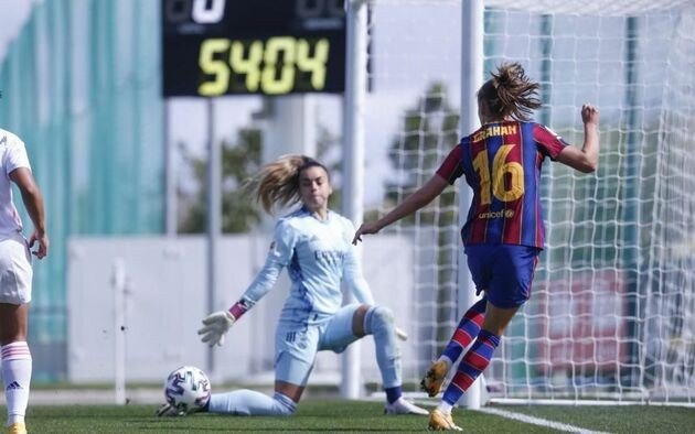 Đội nữ Barca thắng trận El Calsico đầu tiên - Bóng Đá