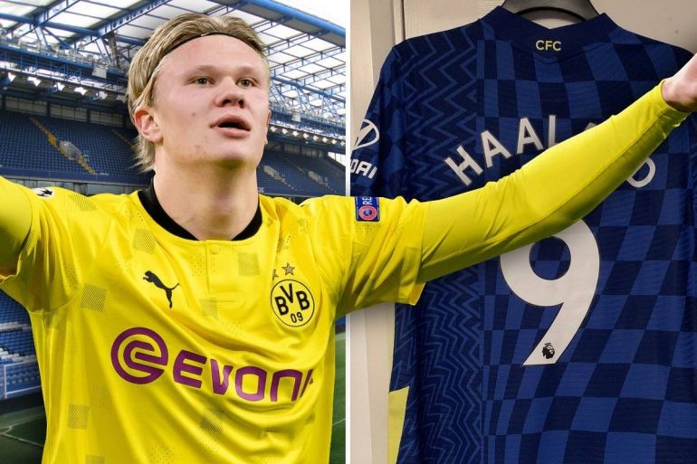(Photo) Chelsea fan risks it all with bold ‘Haaland 9’ print on 2021/22 home shirt - Bóng Đá
