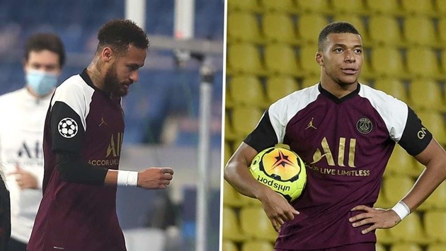 Mbappe and Neymar injuries leave PSG's Champions League plans in tatters - Bóng Đá