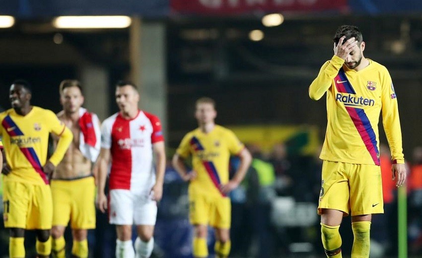 Barcelona left Slavia Prague's dressing room in an absolute state - Bóng Đá