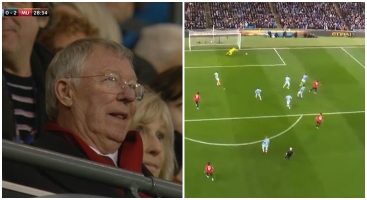 Sir Alex phản ứng ra sao sau pha dứt điểm 'chết người' của Martial? - Bóng Đá