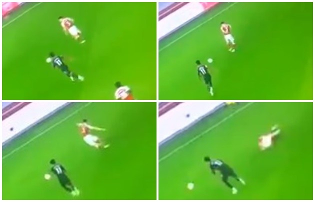 Astonishing moment for Arsenal’s Kiernan Tierney as he completely forgets how to use his legs - Bóng Đá