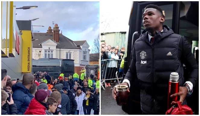 Man Utd team coach arrives at Watford just one hour before kick-off despite flying down from Manchester on Saturday - Bóng Đá