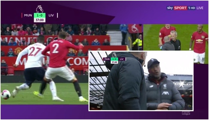 'Klopp nổi điên sau pha tắc bóng của Lindelof' - Bóng Đá