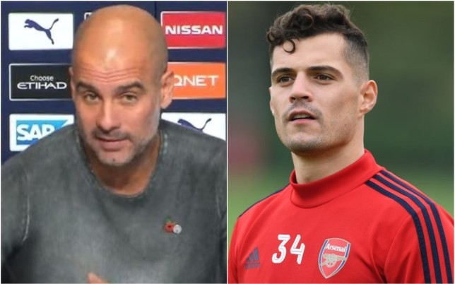 Pep Guardiola ‘understands’ Granit Xhaka reaction after abuse from Arsenal fans - Bóng Đá