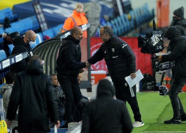 'Maybe he's cleverer than me!' - Guardiola struggles to answer Bielsa's post-match question after Leeds draw - Bóng Đá