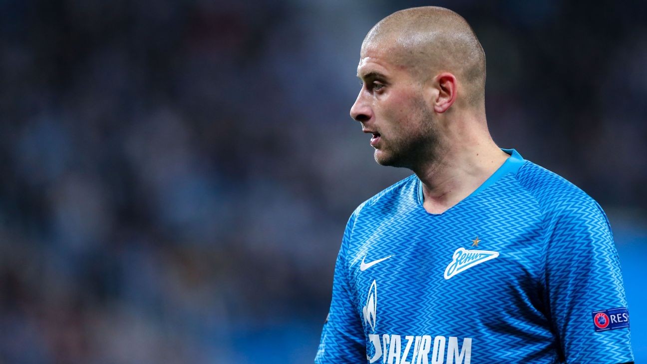 Ukrainian star tears up contract with Russian side Zenit after being dropped - Bóng Đá