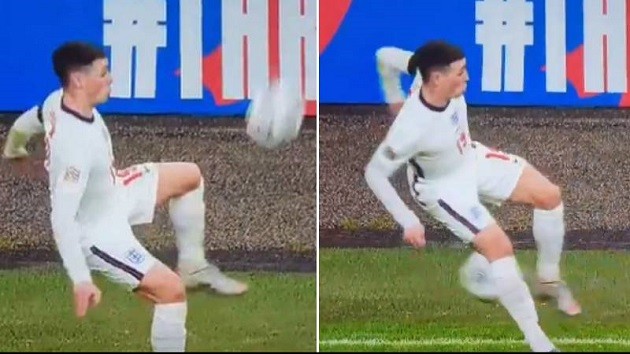 Man City's Phil Foden produced a brilliant first touch - Bóng Đá