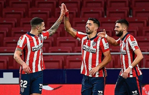 Atletico thẳng tiến về đích: 