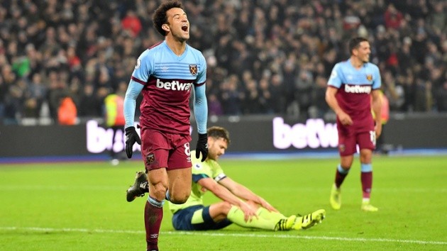 Report: Arsenal were offered West Ham winger Felipe Anderson in £5 million loan deal - Bóng Đá
