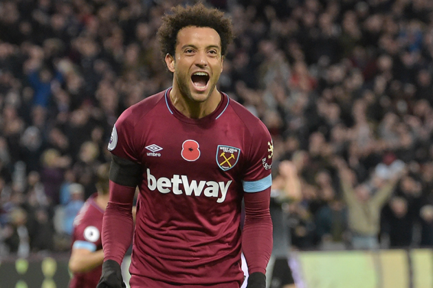 Report: Arsenal were offered West Ham winger Felipe Anderson in £5 million loan deal - Bóng Đá