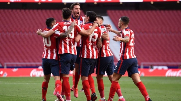 Atletico thẳng tiến về đích: 