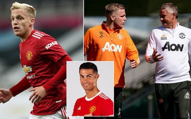 Donny van de Beek shares 'fantastic' Cristiano Ronaldo to Manchester United transfer verdict - Bóng Đá