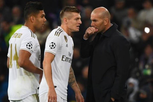 The Real Madrid dressing room didn't like Zidane's choice of line-up - Bóng Đá