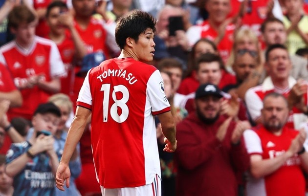 Arsenal boss Mikel Arteta explains why he took Takehiro Tomiyasu off against Norwich - Bóng Đá