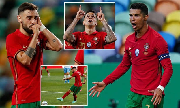 Ronaldo tiến sát kỷ lục nhưng lu mờ trước Fernandes - Bóng Đá