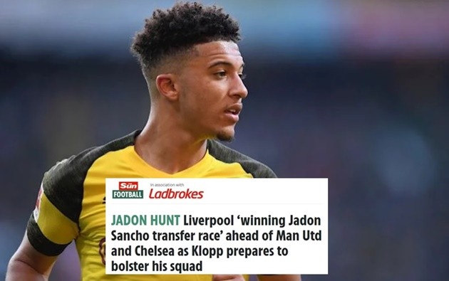 Liverpool ‘winning Jadon Sancho transfer race’ ahead of Man Utd and Chelsea as Klopp prepares to bolster his squad - Bóng Đá