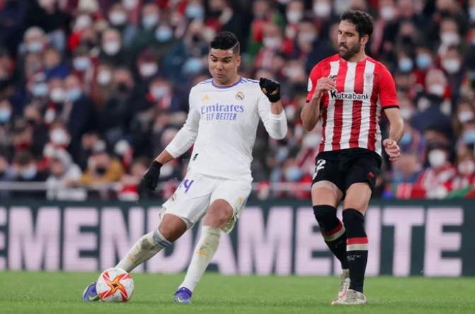 Casemiro khiến Real bị loại ở tứ kết Copa del Rey - Bóng Đá