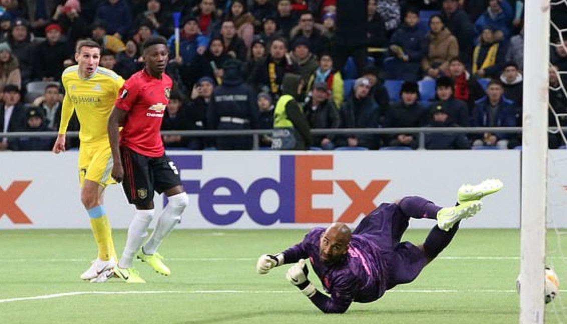 Shomko on his goal against Man Utd - Bóng Đá