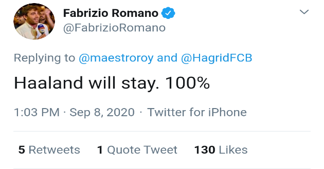 Haaland will stay at dortmund  - Bóng Đá