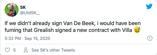 Manchester United fans make the same point after Jack Grealish signs new contract - Bóng Đá
