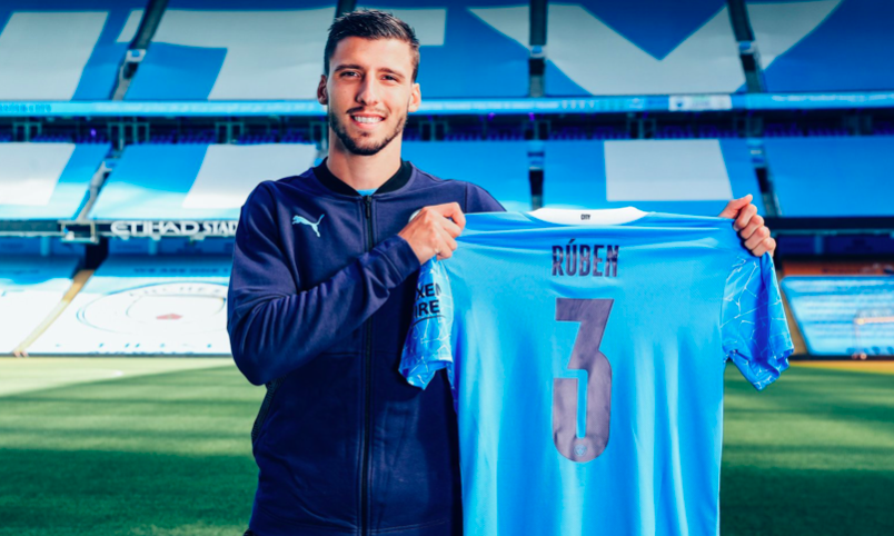 Ruben Dias squad number at Man City - Bóng Đá