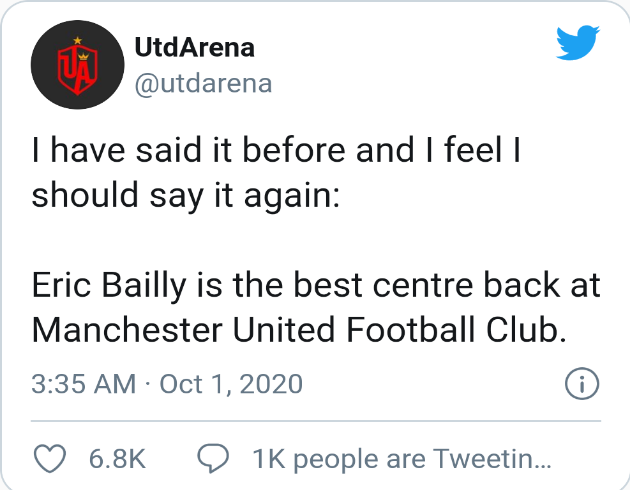 Man utd fans react to bailly's performance  - Bóng Đá