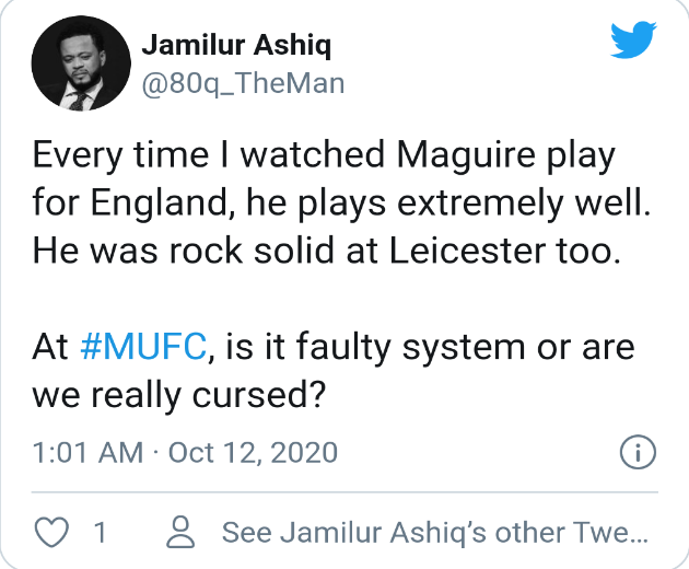 Man utd fans react to maguire's performance for england - Bóng Đá