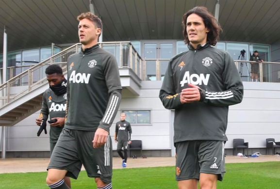 Cavani in Man Utd training - Bóng Đá