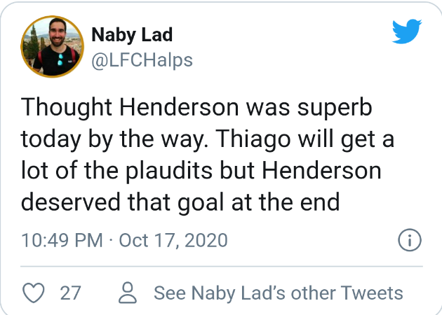 ‘Irreplaceable’, ‘absolutely outstanding’: Some Liverpool fans hail £140k-a-week ace’s derby display - Bóng Đá