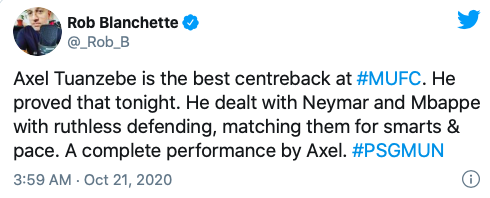 Fans hail Axel Tuanzebe for ‘pocketing’ Kylian Mbappe - Bóng Đá