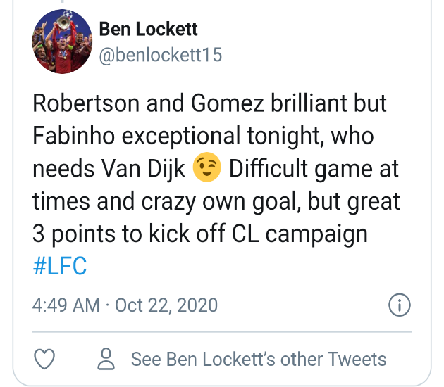 Liverpool fans react to the performance of Andy Robertson - Bóng Đá