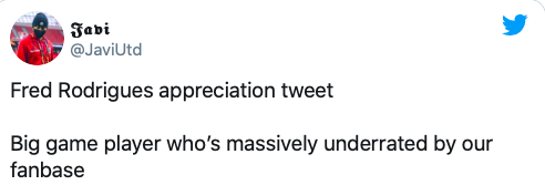 Manchester United’s Fred justified ‘underrated big-game player’ label from fans during win vs PSG - Bóng Đá