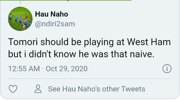 Chelsea fans react to Fikayo Tomori - Bóng Đá