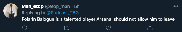 'Better than Firmino!' - Arsenal fans go nuts after Mikel Arteta's Folarin Balogun decision - Bóng Đá