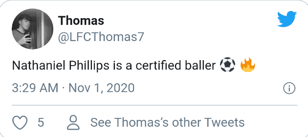 Liverpool fans react to Nathaniel Phillips - Bóng Đá