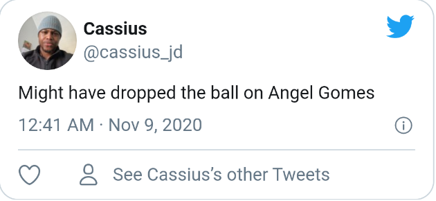 United fans react to Angel Gomes’ latest wonder goal - Bóng Đá