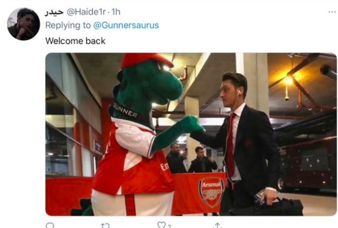 'Ozil won!' - Arsenal fans go crazy as key figure returns to the Emirates Stadium - Bóng Đá