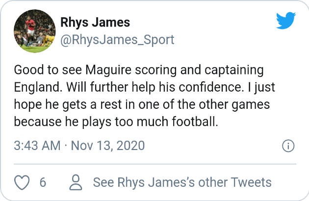 United fans react as Harry Maguire scores for England - Bóng Đá