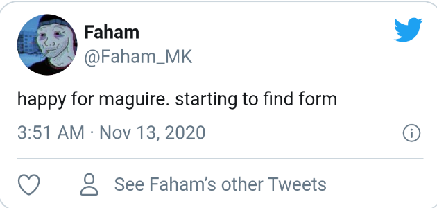 United fans react as Harry Maguire scores for England - Bóng Đá