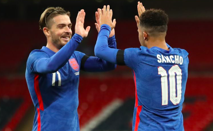 Manchester United fans name double transfer regret after Jadon Sancho goal for England - Bóng Đá