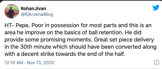 SOME FANS REACT TO NICOLAS PEPE’S LATEST PERFORMANCE - Bóng Đá