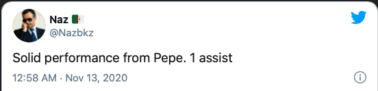 SOME FANS REACT TO NICOLAS PEPE’S LATEST PERFORMANCE - Bóng Đá