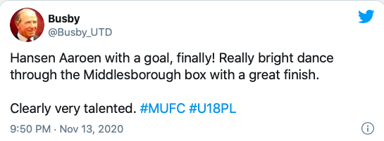 Manchester United fans make prediction after Isak Hansen-Aaroen scores first goal for the club - Bóng Đá
