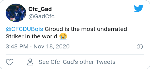 Chelsea fans rave about Olivier Giroud’s France performance - Bóng Đá