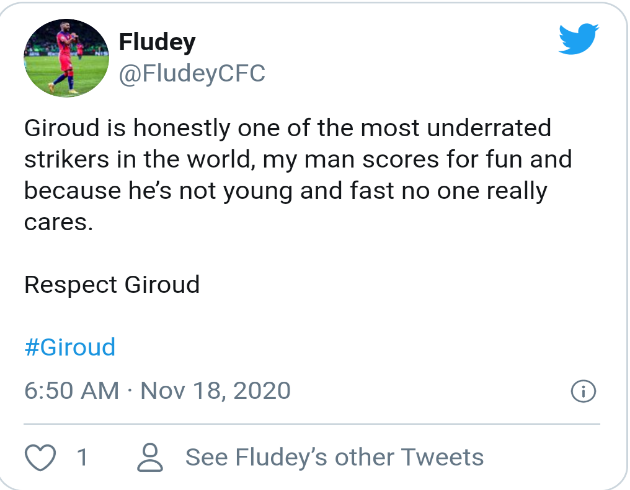 Chelsea fans rave about Olivier Giroud’s France performance - Bóng Đá