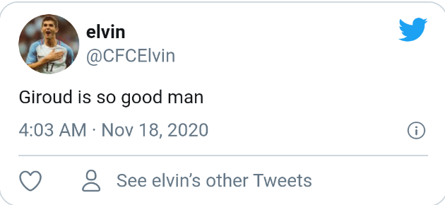 Chelsea fans rave about Olivier Giroud’s France performance - Bóng Đá