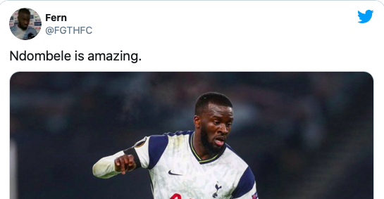 TOTTENHAM HOTSPUR: FANS BUZZ OVER NDOMBELE’S PERFORMANCE VS LUDOGORETS RAZGRAD - Bóng Đá